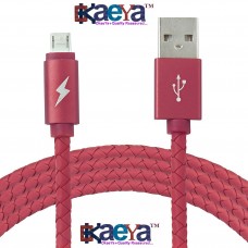 OkaeYa Micro USB cable supports Fast Charge and High Speed data transfer - Extra Long 5 Feet wire (colors may vary)
